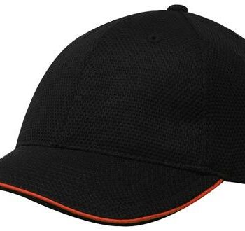 6PNL Double Pique Mesh Cap w/- S/Wich